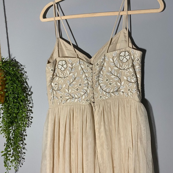 New BHLDN Elowen Dress Champagne